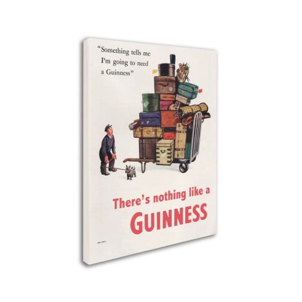 Guinness Brewery 'There's Nothing Like A Guinness II' Canvas Art,35x47